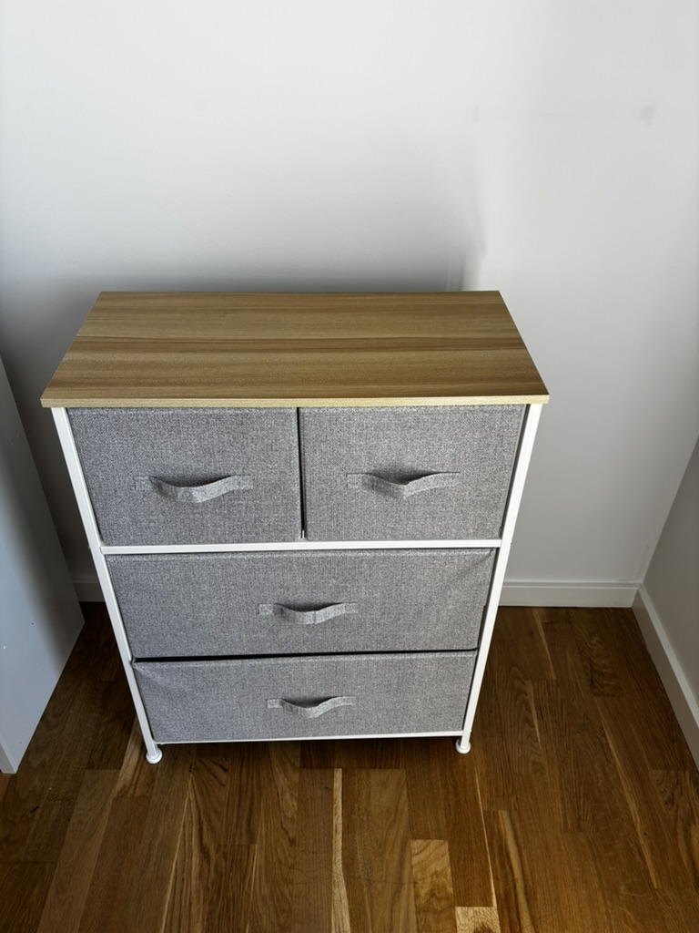 Fabric drawer storage unit